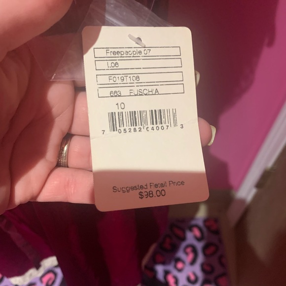 Free People Vintage Boho Blouse NWT - Picture 8 of 9